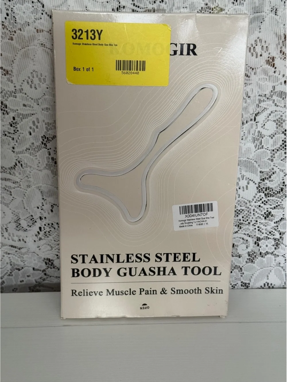 Stainless Steel Body Gua Sha Massage Tool Body Sculpting Massage New